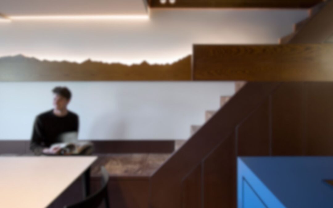 Custom-made furniture for a mountain home: the design of a duplex in Sestriere
